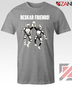 The Mandalorian Beskar Friends Sport Grey Tshirt