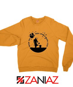 The Mandalorian and Baby Yoda Orange Sweater