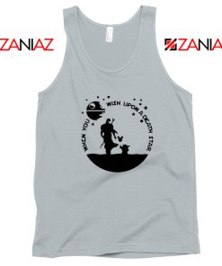 The Mandalorian and Baby Yoda Sport Grey Tank Top