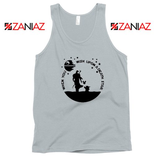 The Mandalorian and Baby Yoda Sport Grey Tank Top