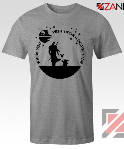 The Mandalorian and Baby Yoda Sport Grey Tshirt