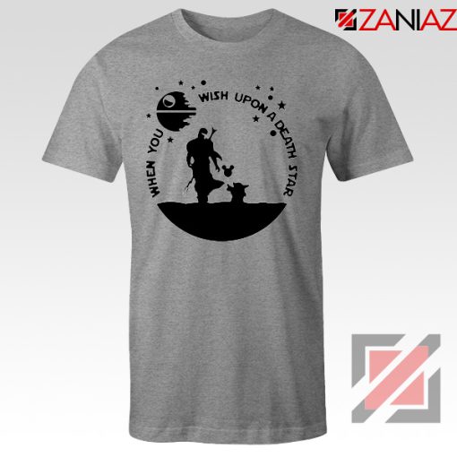 The Mandalorian and Baby Yoda Sport Grey Tshirt