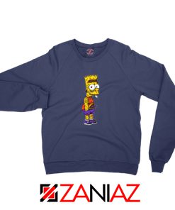 The Scary Bart Navy Sweater