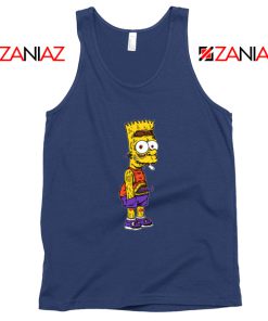 The Scary Bart Navy Tank Top