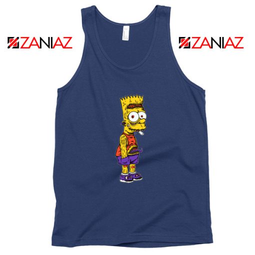 The Scary Bart Navy Tank Top