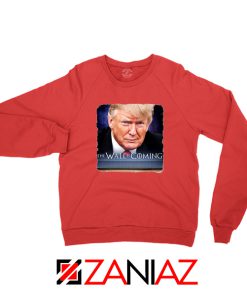 The Wall Is Coming REd Sweater Trump