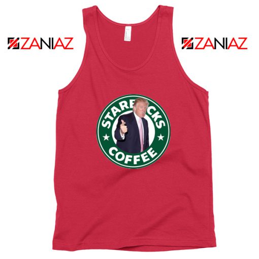 Trump Starbucks Parody Red Tank Top