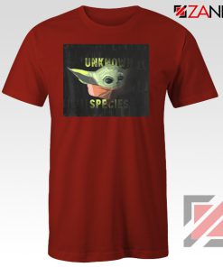 Unknown Species Baby Yoda Red Tshirt