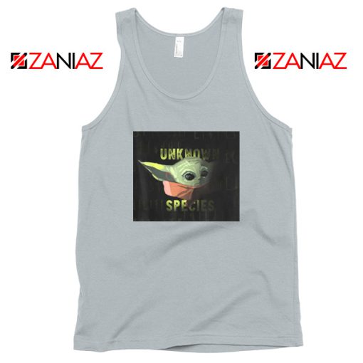 Unknown Species Baby Yoda Sport Grey Tank Top