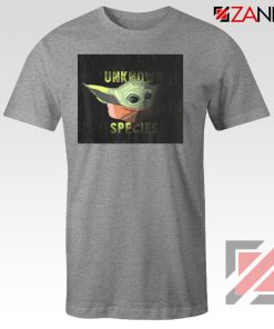 Unknown Species Baby Yoda Sport Grey Tshirt