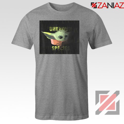 Unknown Species Baby Yoda Sport Grey Tshirt