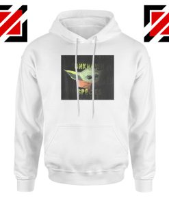 Unknown Species Baby Yoda White Hoodie