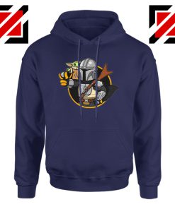 Vault Mando and Child Navy Blue Hoodie