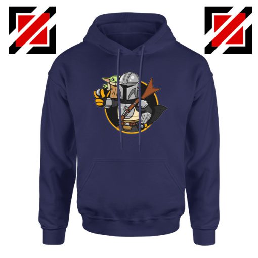 Vault Mando and Child Navy Blue Hoodie