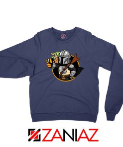 Vault Mando and Child Navy Blue Sweater