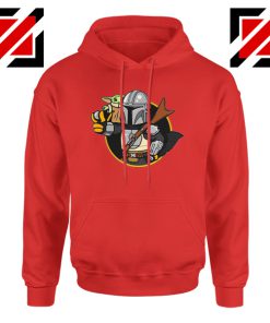 Vault Mando and Child Red Hoodie