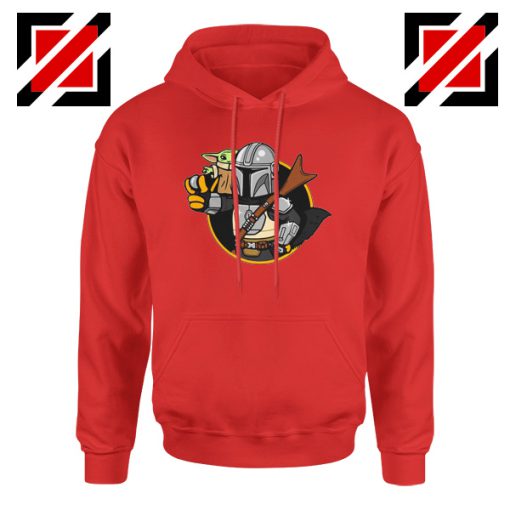 Vault Mando and Child Red Hoodie