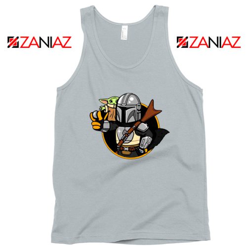 Vault Mando and Child Sport Grey Tank Top