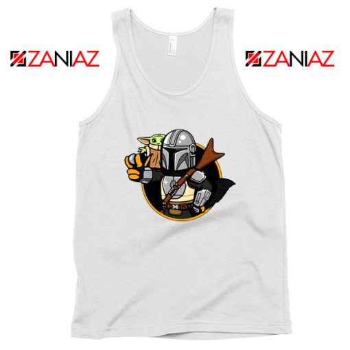 Vault Mando and Child White Tank Top