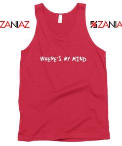 Where is My Mind Bellyache Red Tank Top