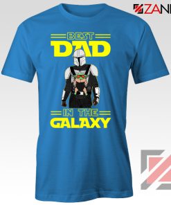 Yoda The Mandalorian Blue Tshirt