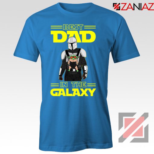 Yoda The Mandalorian Blue Tshirt