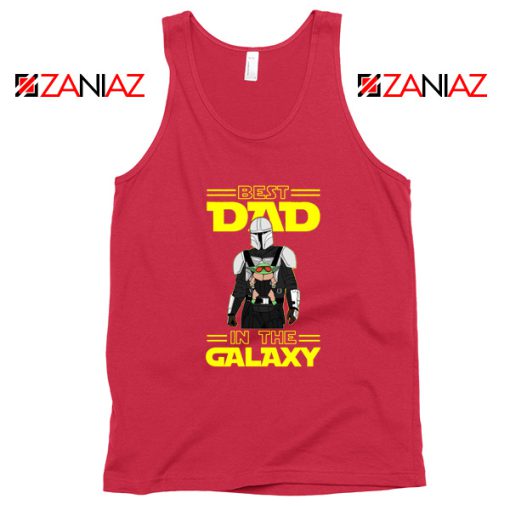 Yoda The Mandalorian Red Tank Top