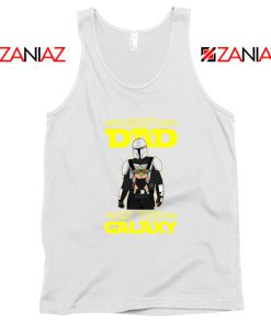 Yoda The Mandalorian White Tank Top