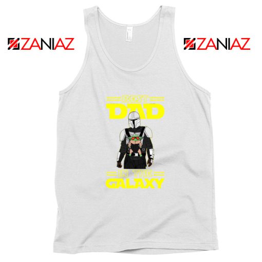 Yoda The Mandalorian White Tank Top