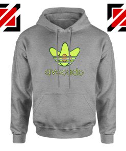 Adidas Avocado Parody Sport Grey Hoodie