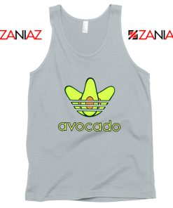 Adidas Avocado Parody Sport Grey Tank Top