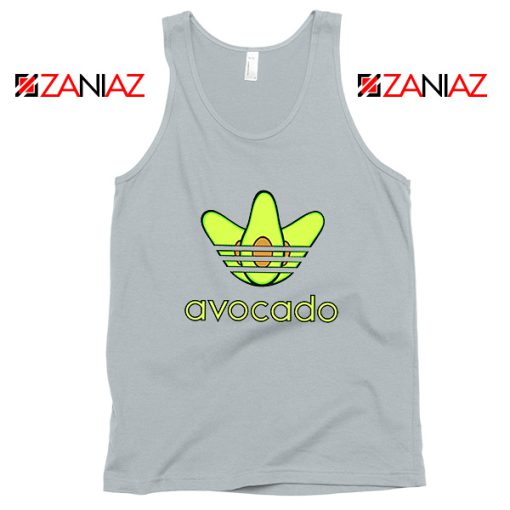 Adidas Avocado Parody Sport Grey Tank Top