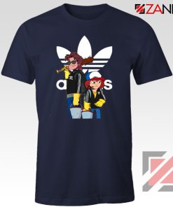 Adidas Parody Stranger Things Navy Blue Tshirt