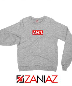 Anti Rihanna Albumn Sport Grey Sweater