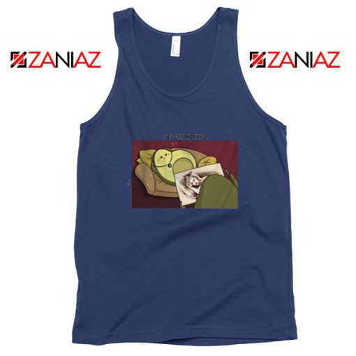 Avocado Titanic Rose Paint Navy Blue Tank Top