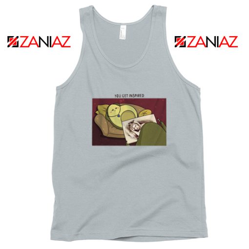 Avocado Titanic Rose Paint Sport Grey Tank Top