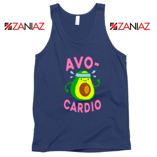 Avocardio Exercise Navy Blue Tank Top