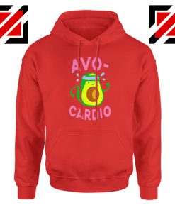 Avocardio Exercise Red Hoodie