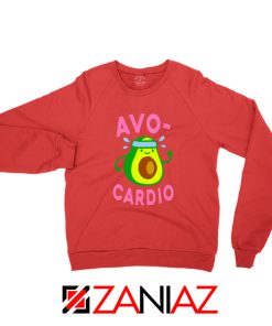 Avocardio Exercise Red Sweatshirt