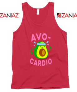 Avocardio Exercise Red Tank Top