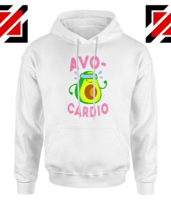 Avocardio Exercise White Hoodie