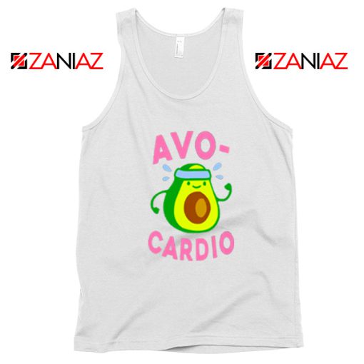 Avocardio Exercise White Tank Top