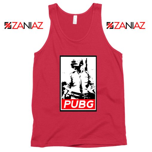 Best PUBG Printed Red Tank Top