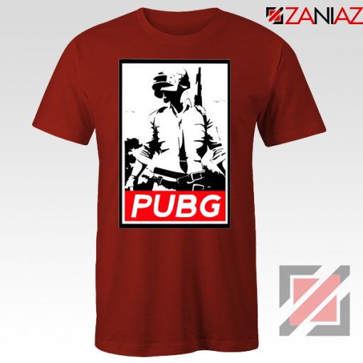 Best PUBG Printed Red Tshirt