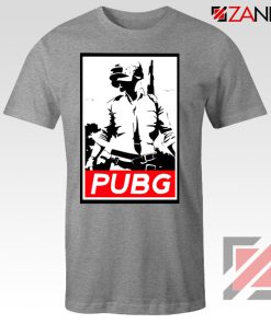 Best PUBG Printed Sport Grey Tshirt