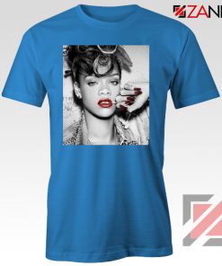 Best Rihanna Pop Singer Blue Tshirt