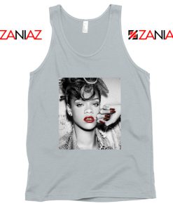 Best Rihanna Pop Singer Sport Grey Tank Top