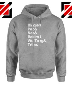 Biggie 2 Pac Nas Rakim Wu Tang Tribe Sport Grey Hoodie