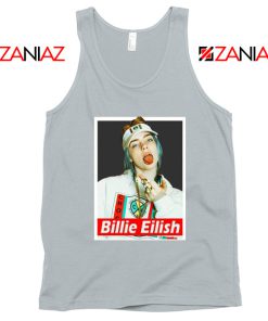 Billie Eilish Womens Sport grey Tank Top