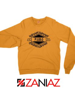 Buy Winner Winner Chicken Dinner Orange Sweatshirt